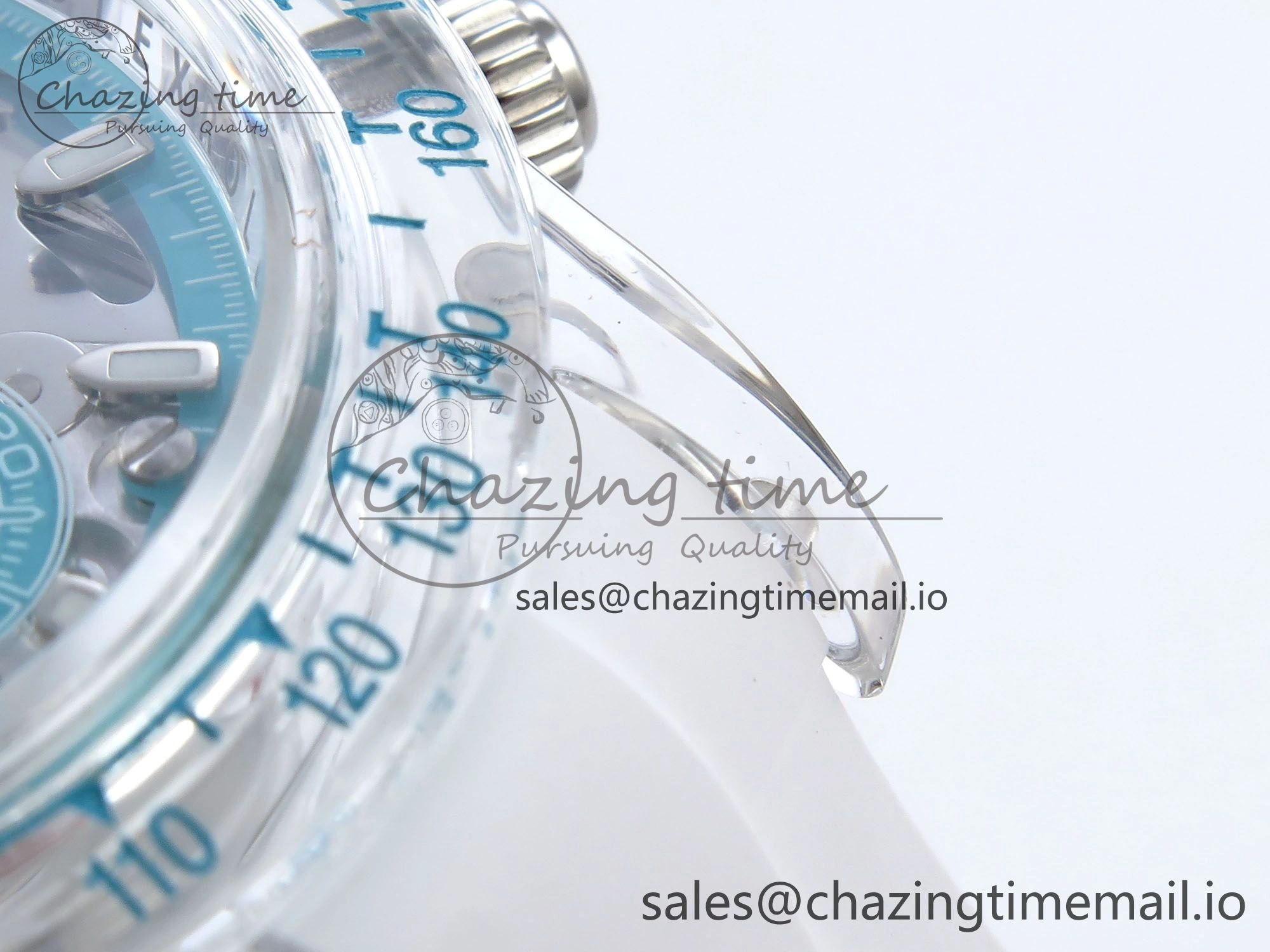 MultiPurpose Daytona AET Remould N6F 1:1 Best Edition Blue Dial on Rubber Strap SA 917