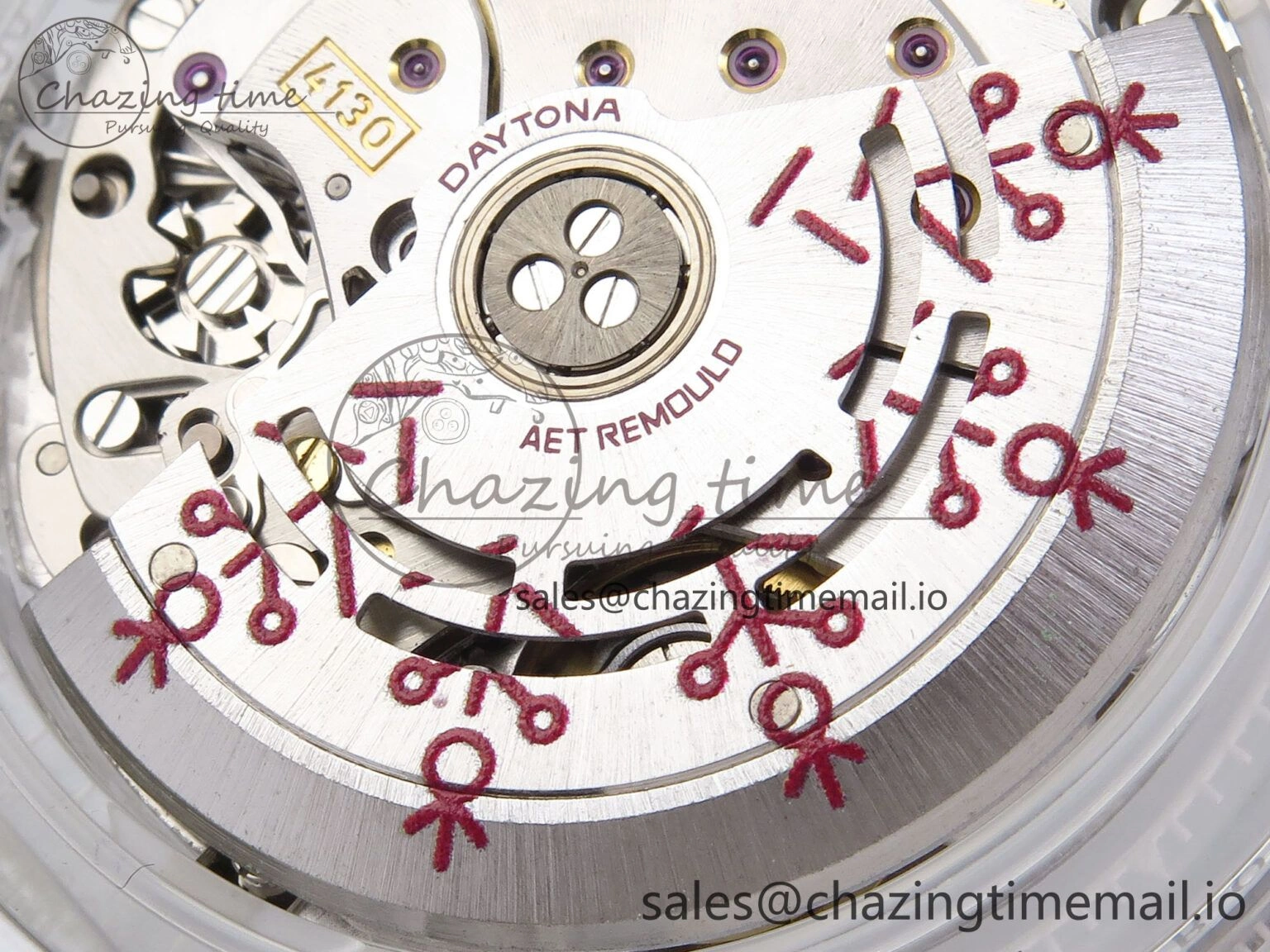 StreetReady Daytona AET Remould N6F 1:1 Best Edition Graphic Dial on Rubber Strap SA 916