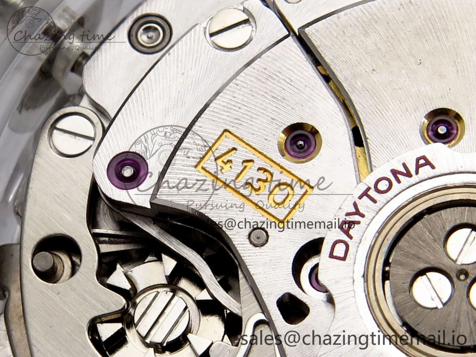 StreetReady Daytona AET Remould N6F 1:1 Best Edition Graphic Dial on Rubber Strap SA 916