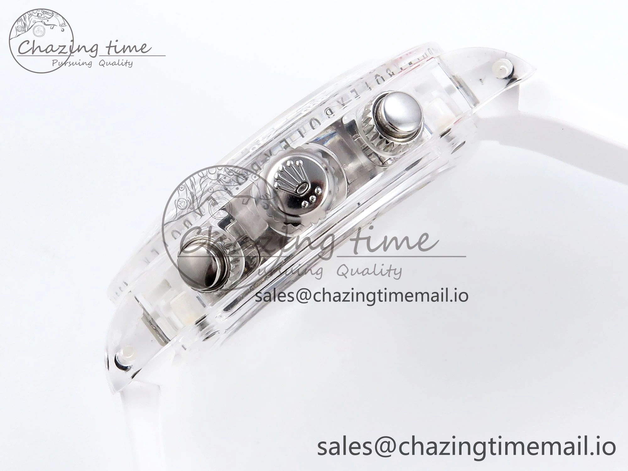 Daytona AET Remould N6F 1:1 Best Edition Meteorite Dial on White Rubber Strap SA Seasonal 920