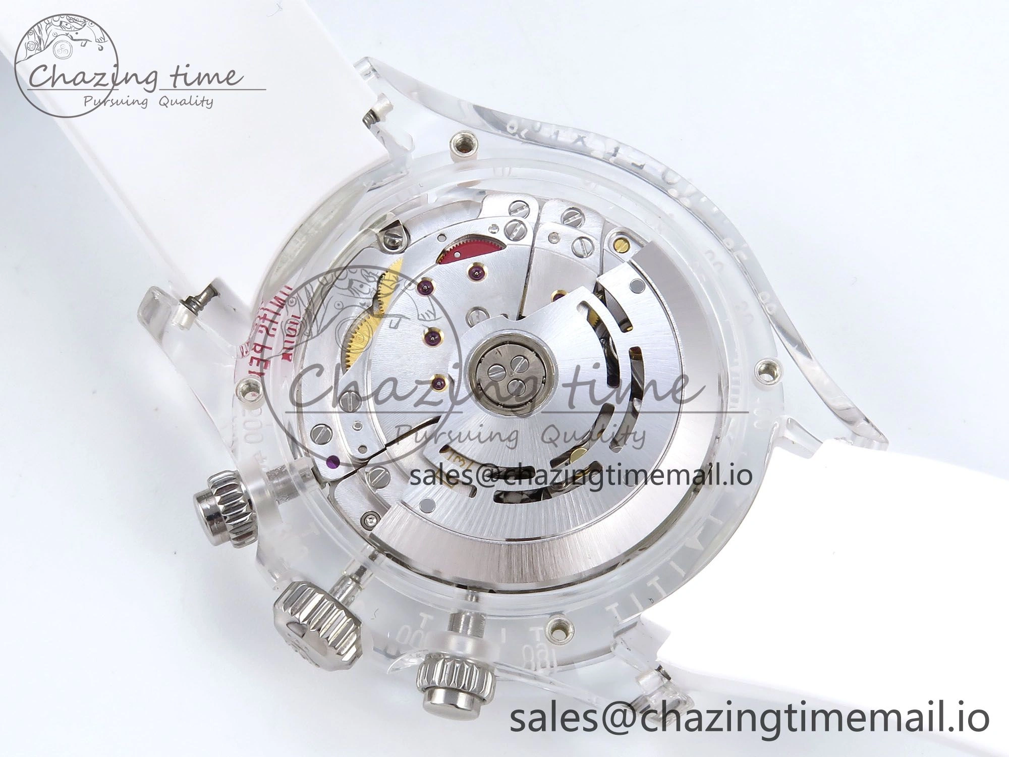 Daytona AET Remould N6F 1:1 Best Edition Meteorite Dial on White Rubber Strap SA Seasonal 920