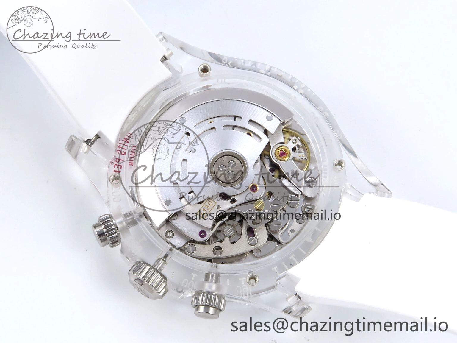 Daytona AET Remould N6F 1:1 Best Edition Meteorite Dial on White Rubber Strap SA Seasonal 920