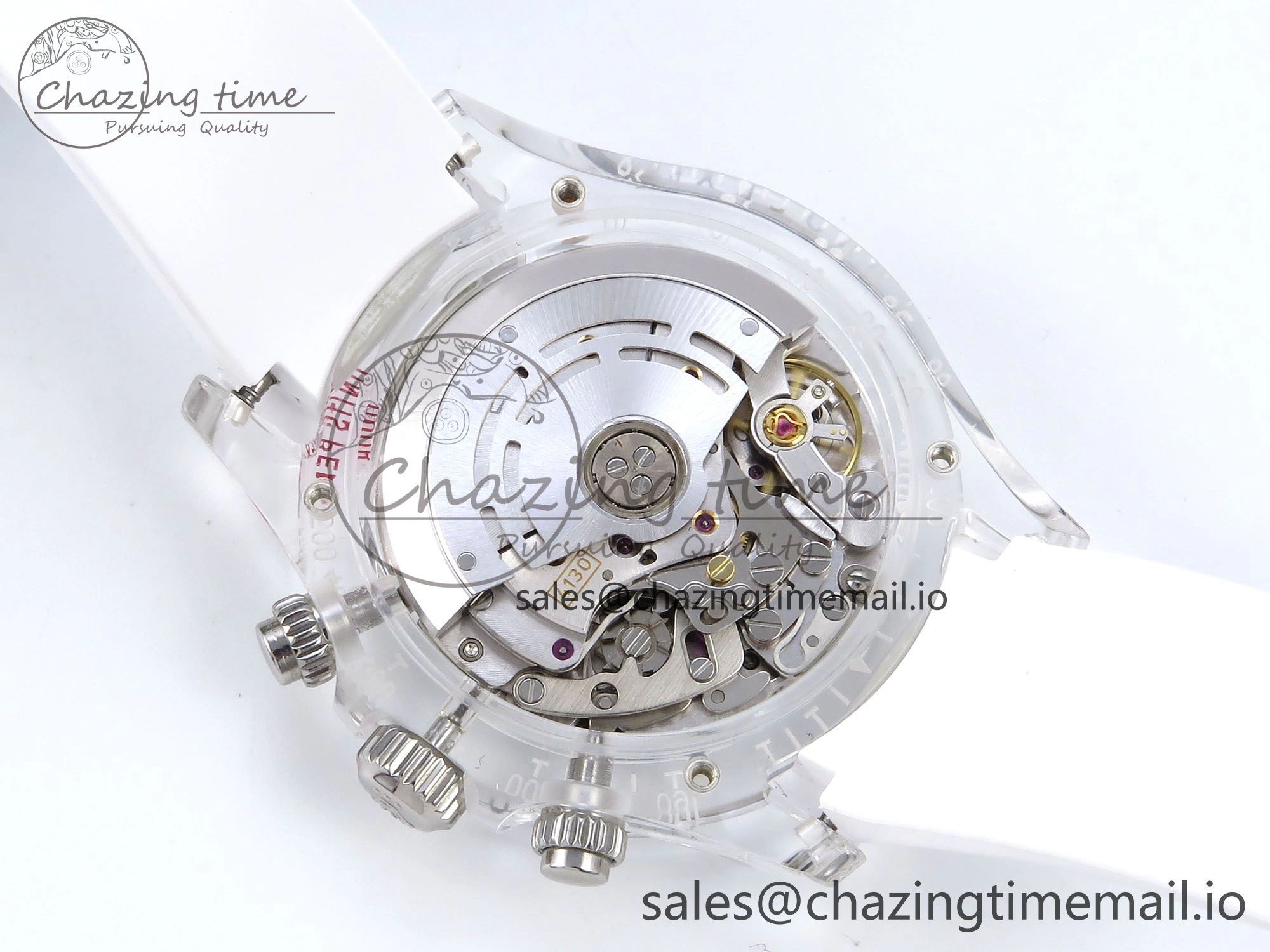 Daytona AET Remould N6F 1:1 Best Edition Meteorite Dial on White Rubber Strap SA Seasonal 920