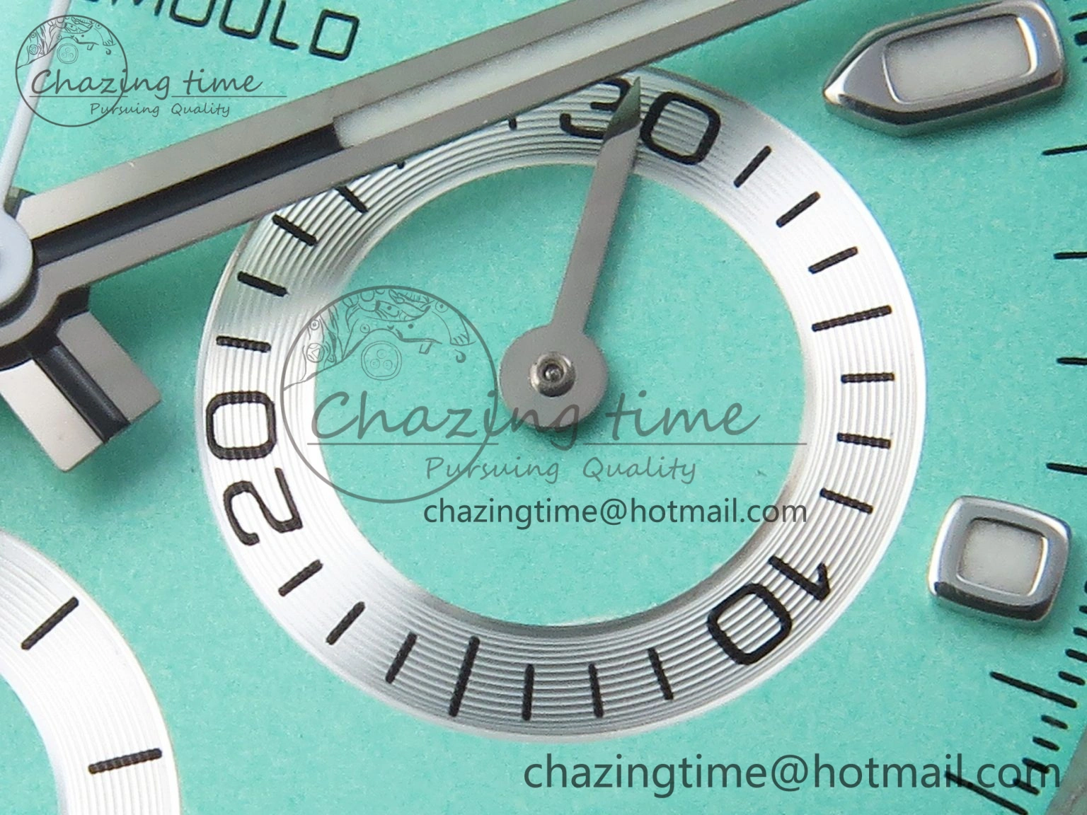 Daytona AET White Ceramic Case and Bracelet Avocado Green Dial SA4130 V Durable 1890