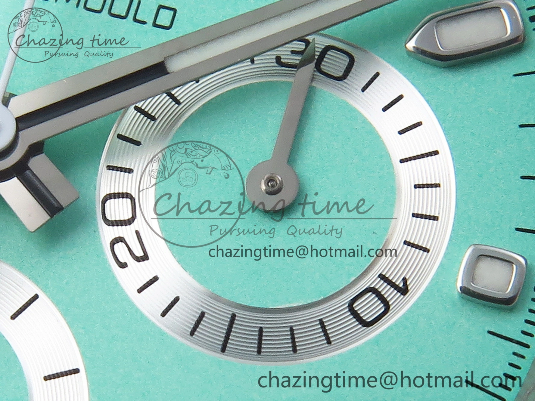 Daytona AET White Ceramic Case and Bracelet Avocado Green Dial SA4130 V Durable 1890