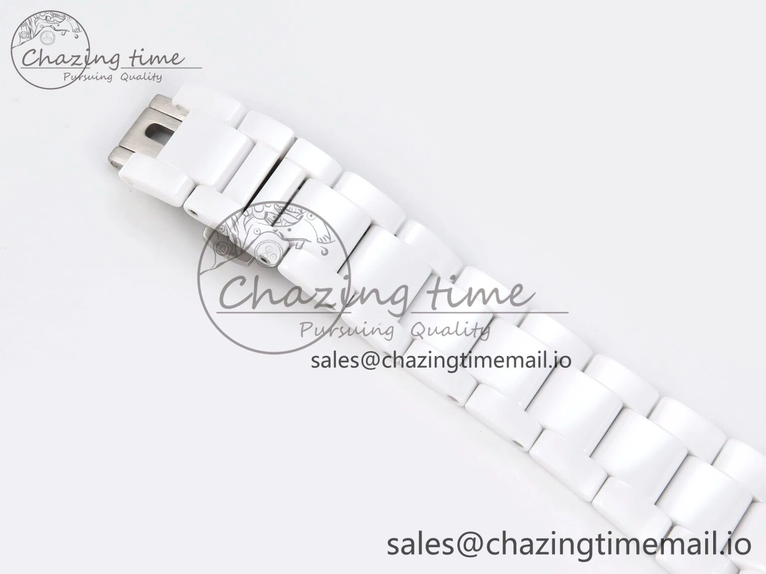 QuickDry Daytona AET White Ceramic Case and Bracelet Green Dial N6F Best Edition SA 1193