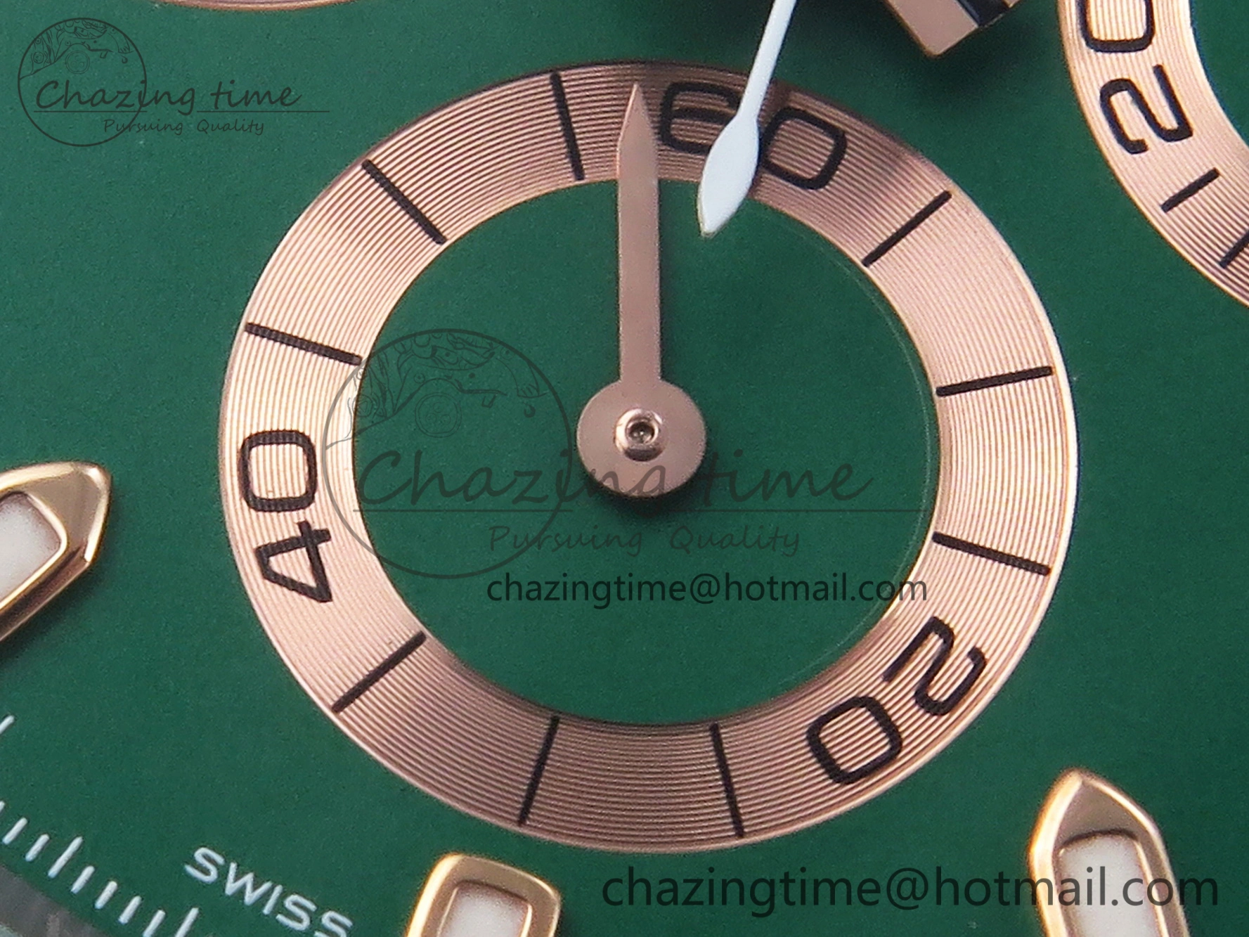 Daytona AET White Ceramic Case and Bracelet Green Dial SA4130 V Unisex 1891