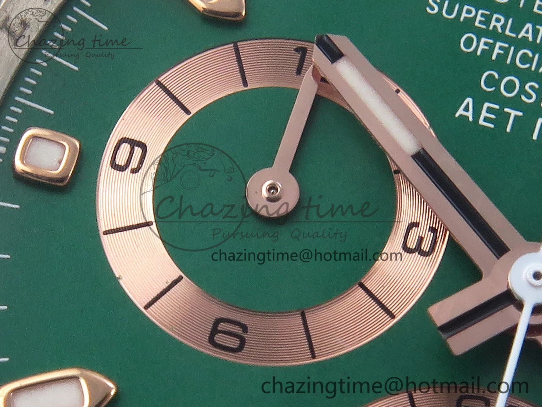 Daytona AET White Ceramic Case and Bracelet Green Dial SA4130 V Unisex 1891
