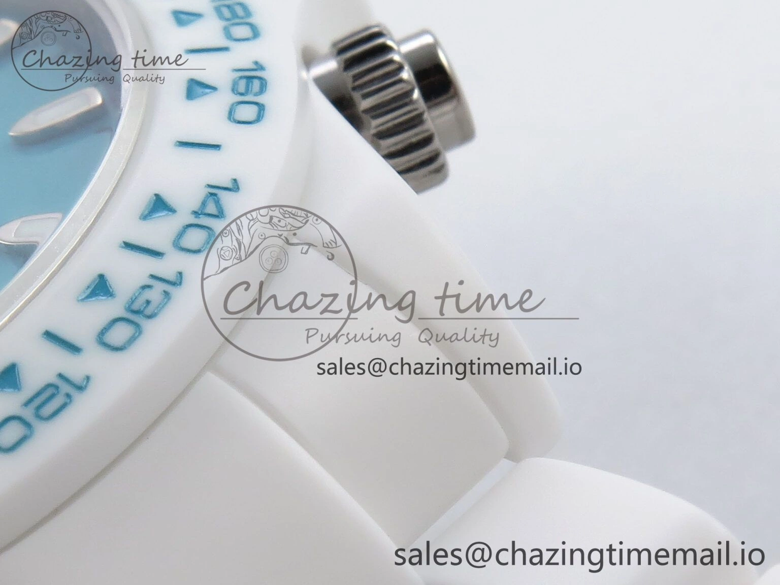 Daytona AET White Ceramic Case and Bracelet Tiffany Blue Dial N6F Best Edition SA GoodFit 1197