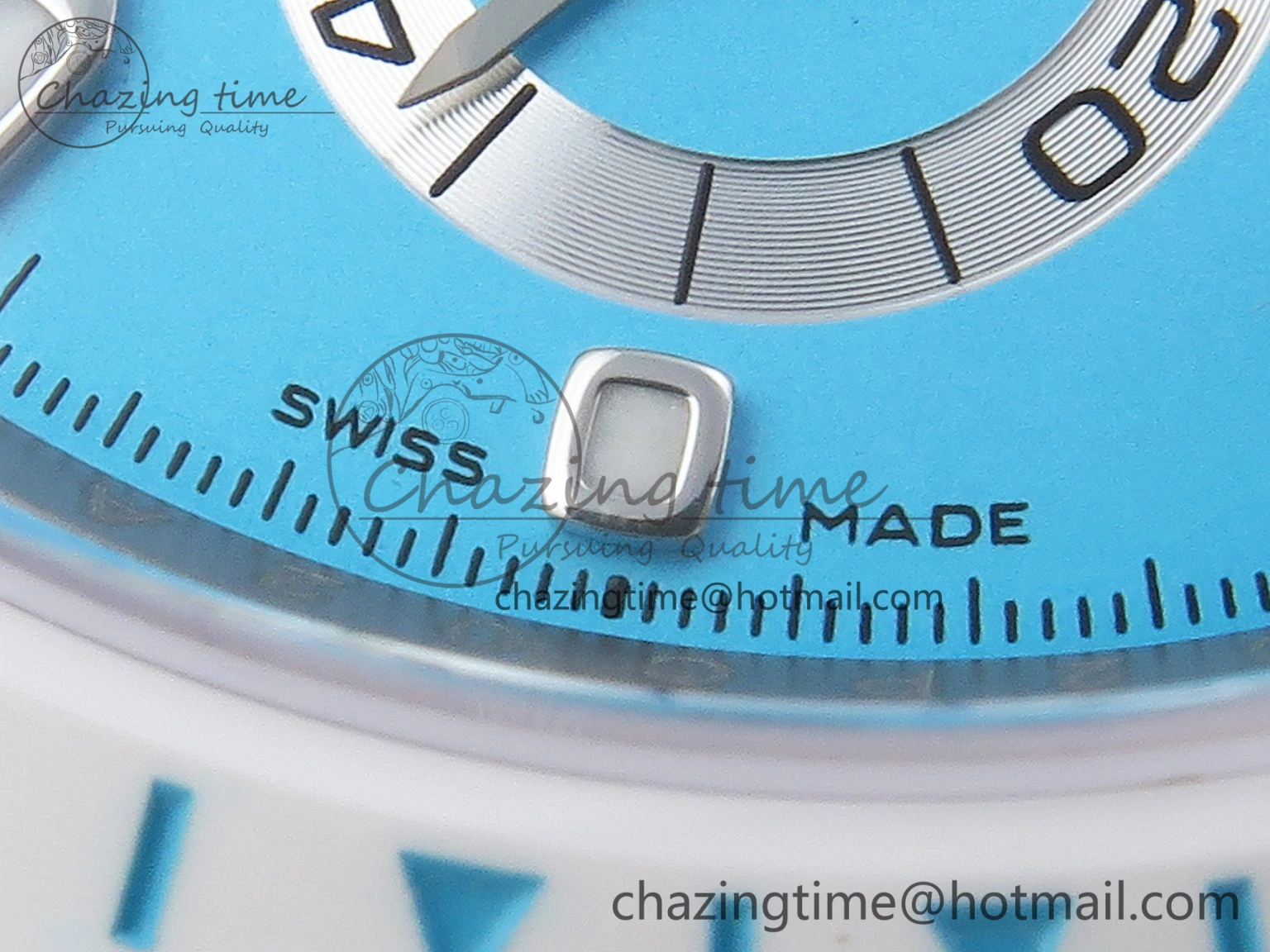 Daytona AET White Ceramic Case and Bracelet Tiffany Blue Dial SA4130 V Flexible 1889