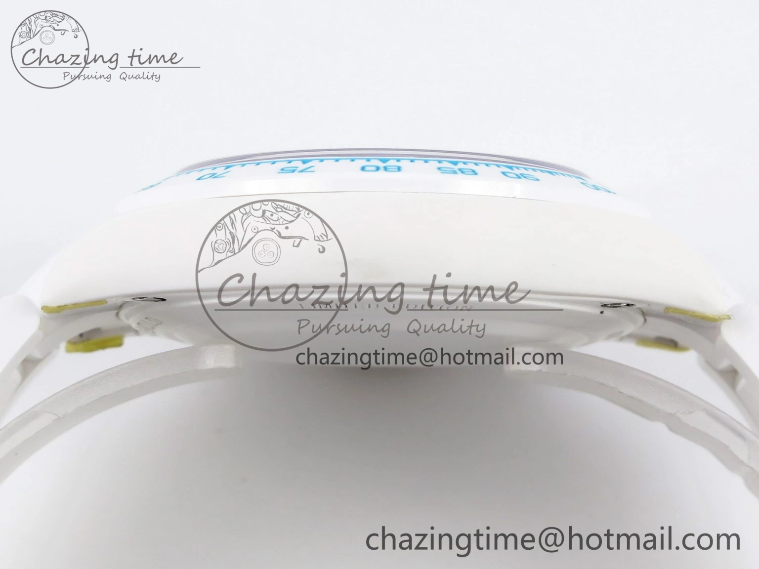 Daytona AET White Ceramic Case and Bracelet Tiffany Blue Dial SA4130 V Flexible 1889