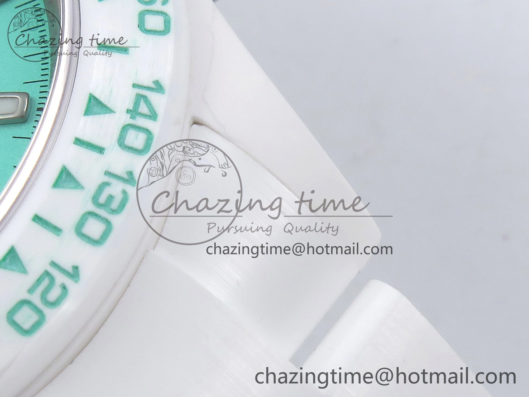 Modern Daytona AET White Solid Ceramic Case and Bracelet Avocado Green Dial ZF 1:1 Best Edition SH 1649