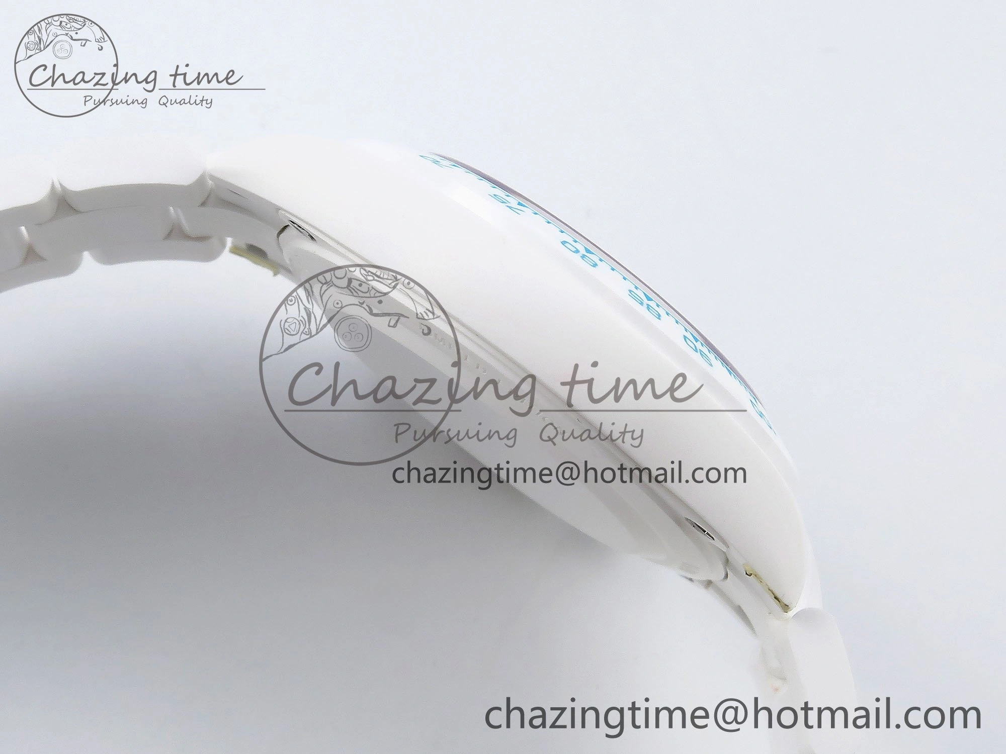 Packable Daytona AET White Solid Ceramic Case and Bracelet Tiffany Blue Dial ZF 1:1 Best Edition SH 1648