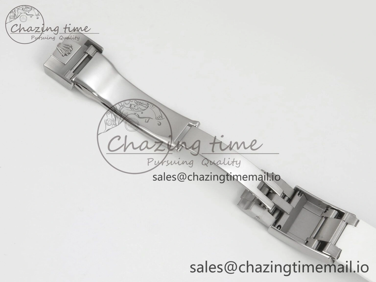 Daytona Aet Remould Transparent SONIC Best Edition Skeleton Dial on White Rubber Strap SA Bright 183