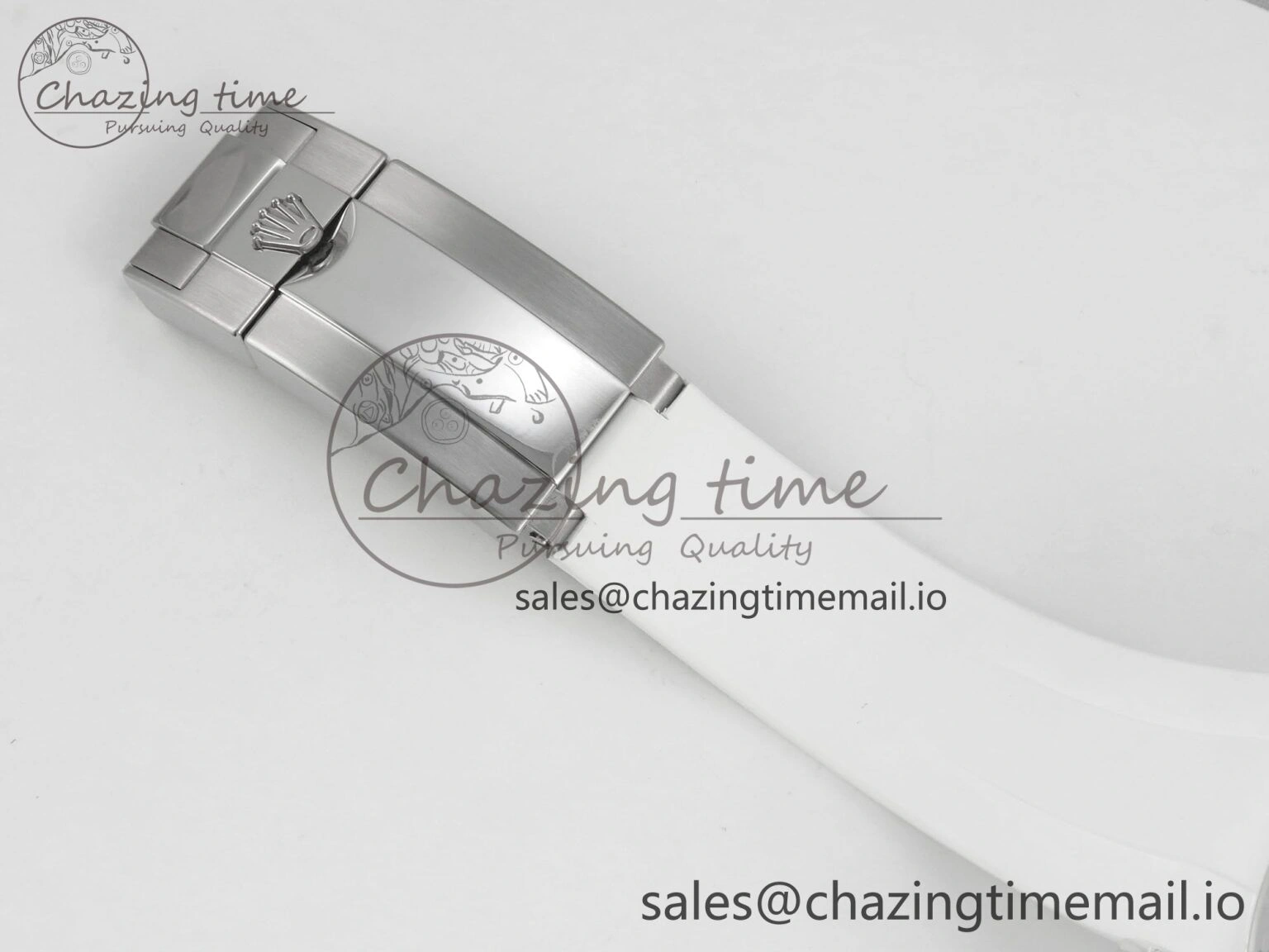 Daytona Aet Remould Transparent SONIC Best Edition Skeleton Dial on White Rubber Strap SA Bright 183