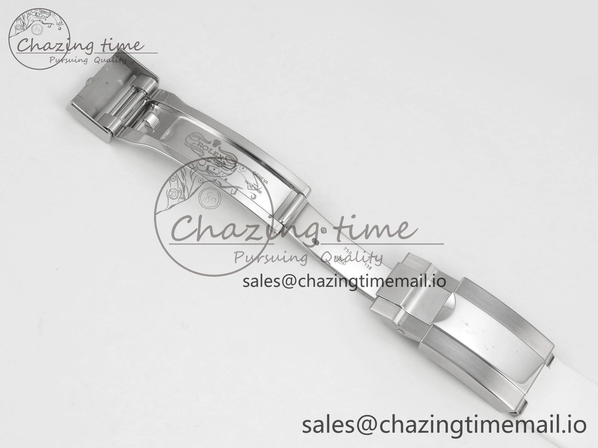 Daytona Aet Remould Transparent SONIC Best Edition Skeleton Dial on White Rubber Strap SA Bright 183