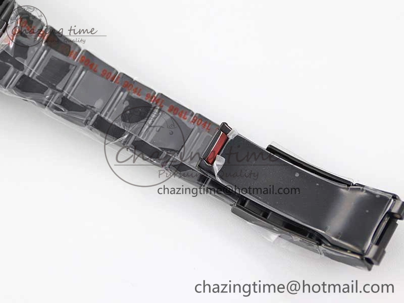 Practical Daytona All Black PVD TWF Best Edition Purple Diamonds Bezel Black Dial on PVD Bracelet SA 2446