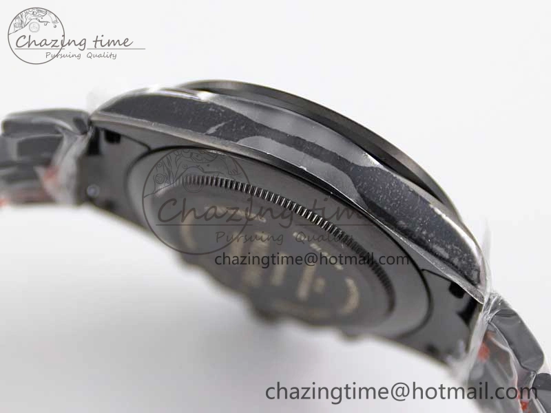 Practical Daytona All Black PVD TWF Best Edition Purple Diamonds Bezel Black Dial on PVD Bracelet SA 2446