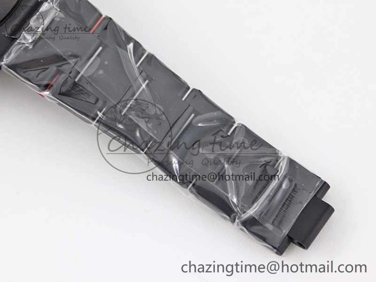 Daytona All Black PVD TWF Best Edition Rainbow Diamonds Bezel Black Dial on PVD Bracelet A Chic 2449
