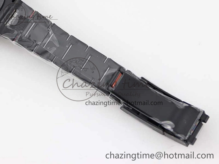 Daytona All Black PVD TWF Best Edition Rainbow Diamonds Bezel Black Dial on PVD Bracelet A Chic 2449