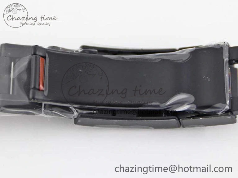 Daytona All Black PVD TWF Best Edition Rainbow Diamonds Bezel Black Dial on PVD Bracelet A Chic 2449