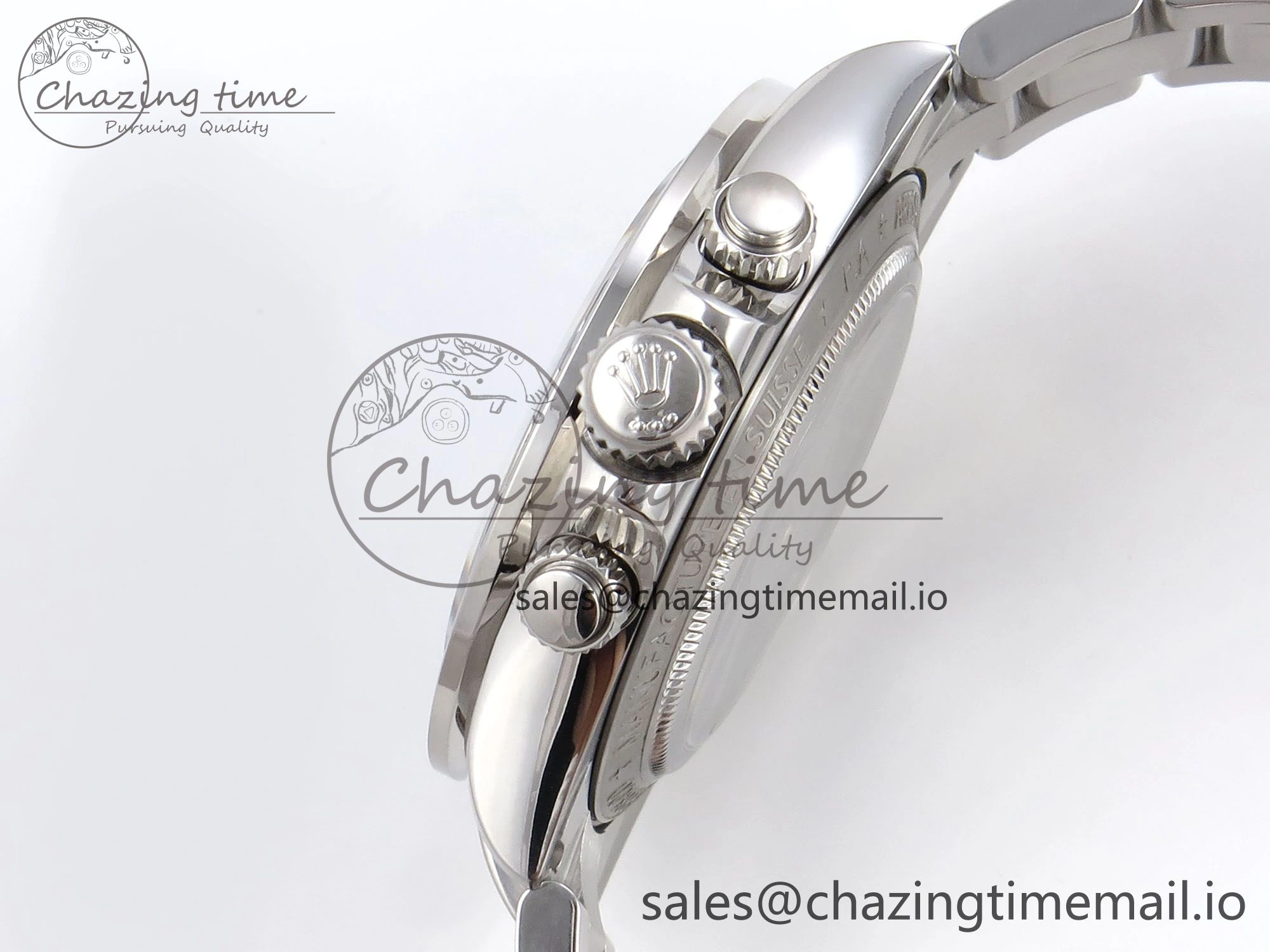 Minimalist Daytona Arolla N6F Glacial Blue Crystal Skeleton Dial Diamonds Bezel Best Edition on Oyster Bracelet SA 1176