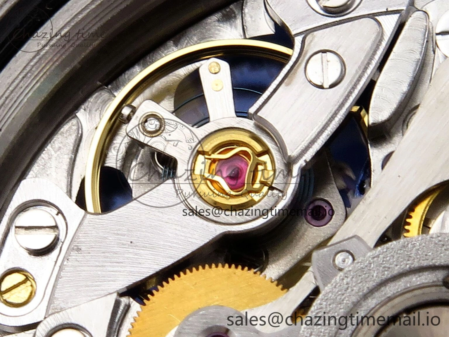 Minimalist Daytona Arolla N6F Glacial Blue Crystal Skeleton Dial Diamonds Bezel Best Edition on Oyster Bracelet SA 1176