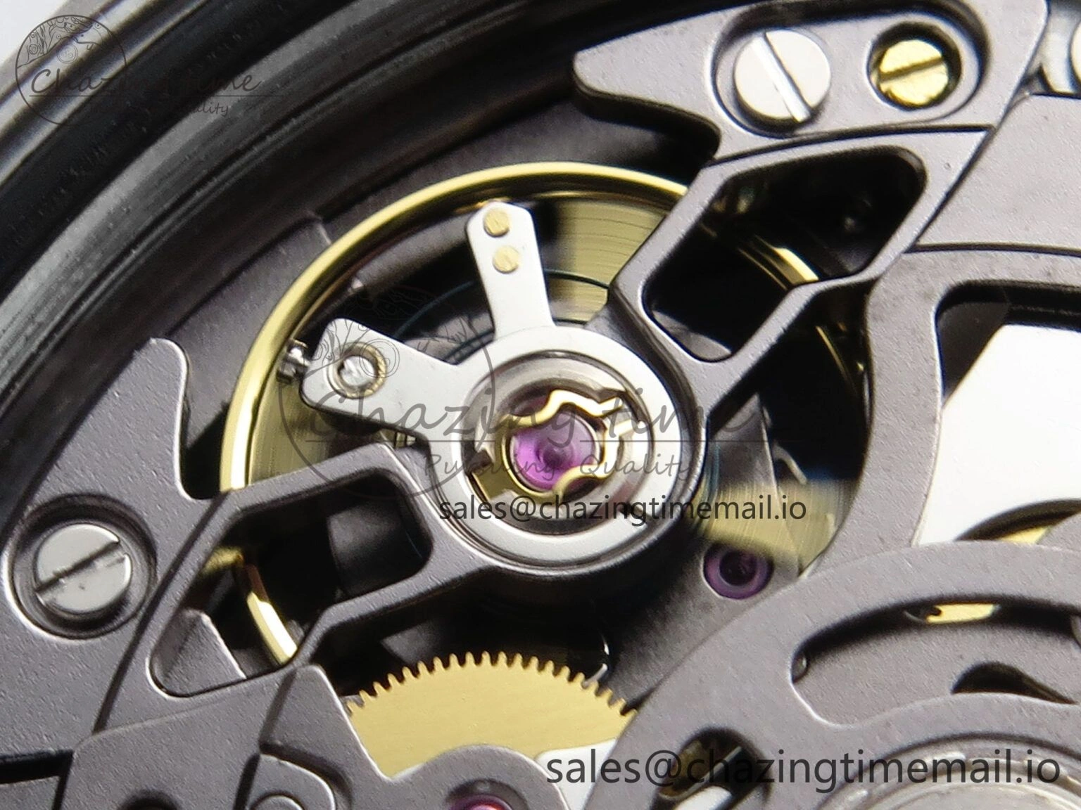 Fashionable Daytona Artisans SS GETF Best Edition Skeleton Dial Carbon Bezel on SS Bracelet DD 369