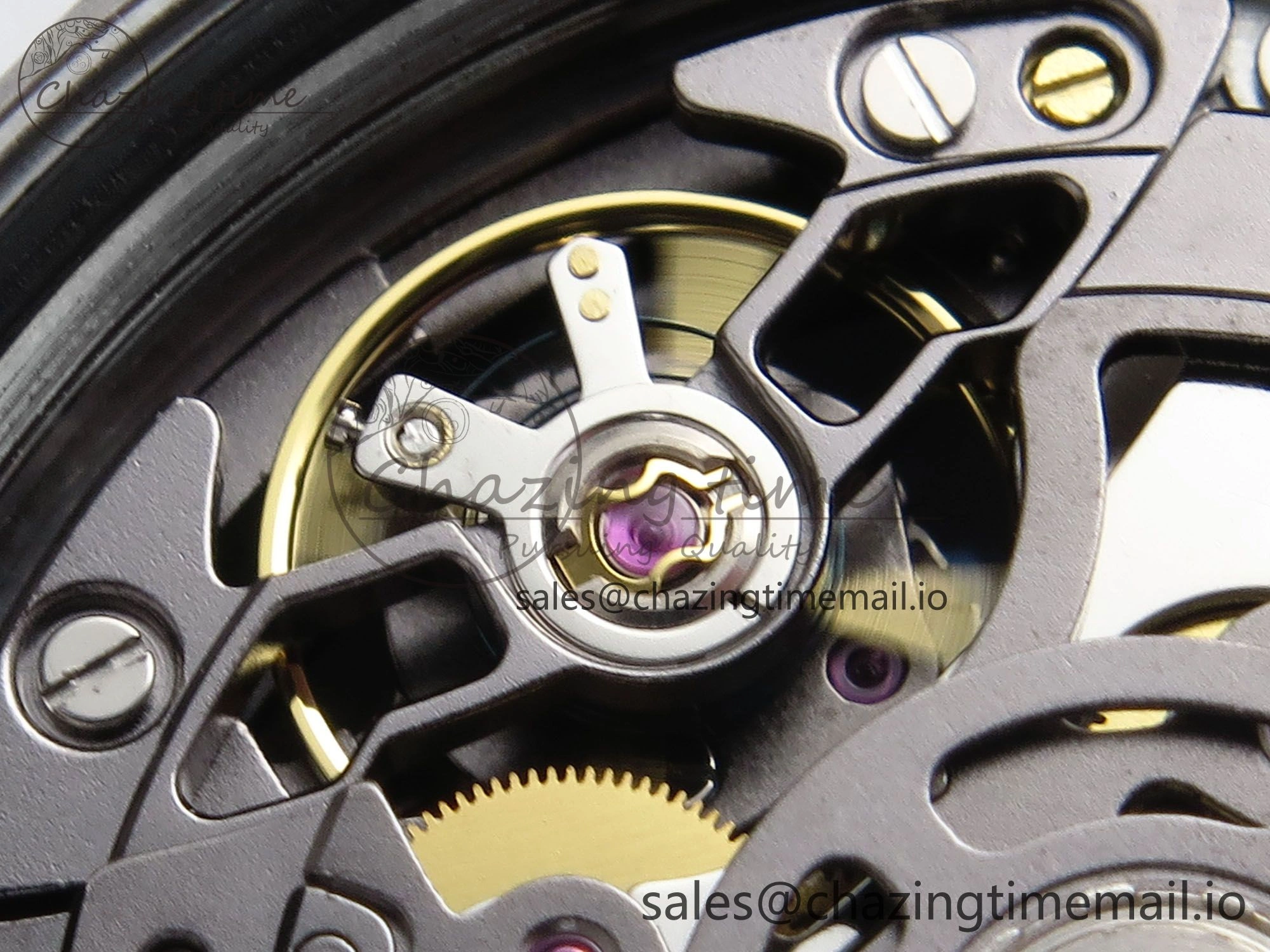 Fashionable Daytona Artisans SS GETF Best Edition Skeleton Dial Carbon Bezel on SS Bracelet DD 369