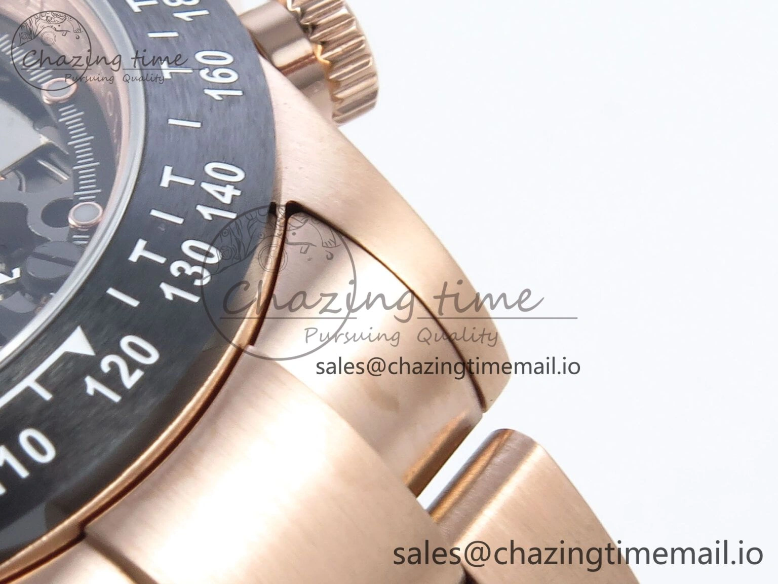 Soft Daytona Artisans Skeleton RG ADGF Best Edition Skeleton Dial on RG Oyster Bracelet SA 752
