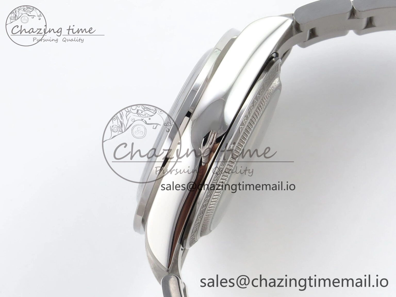 EasyMatch Daytona Artisans Skeleton SS ADGF Best Edition Blue Ceramic Bezel Skeleton Dial on SS Oyster Bracelet SA 1175