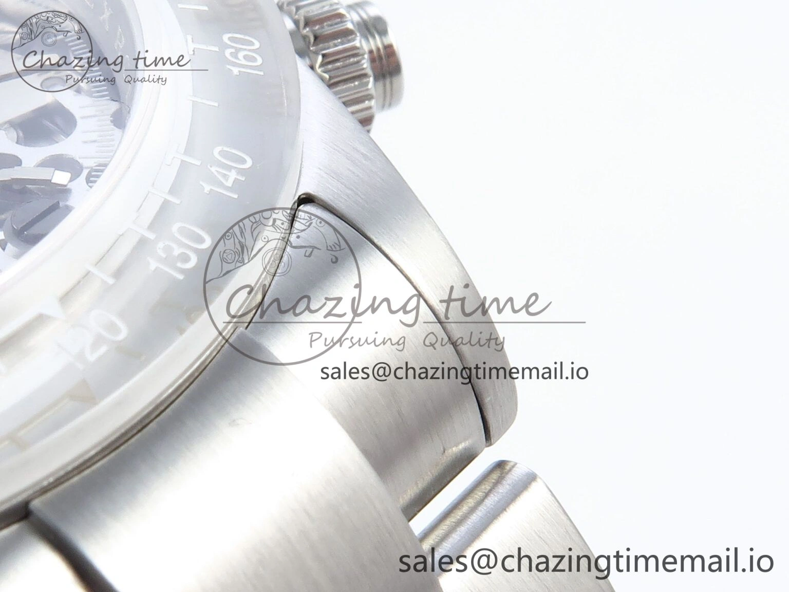 Durable Daytona Artisans Skeleton SS ADGF Best Edition Skeleton Dial SS Bezel on SS Oyster Bracelet SA 491