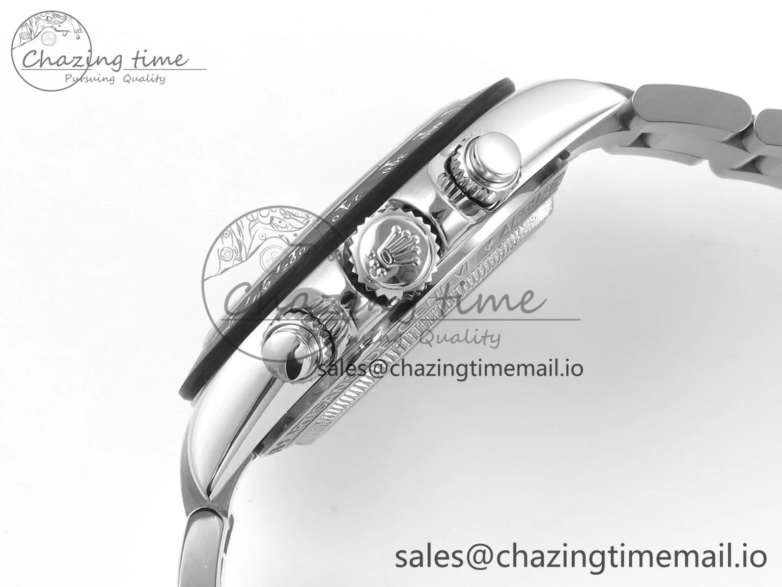 Stylish Daytona Artisans Skeleton SS ADGF Best Edition Skeleton Dial on SS Oyster Bracelet SA 753