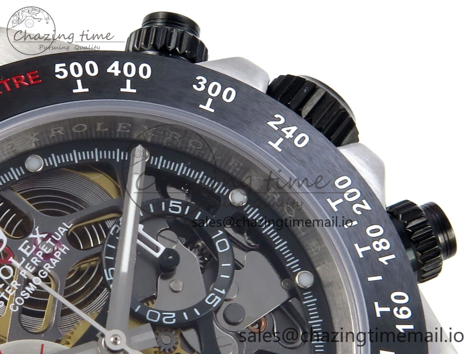 Daytona Artisans Skeleton SS ADGF Best Edition Skeleton Dial on SS Oyster Bracelet SA ModernLook 750