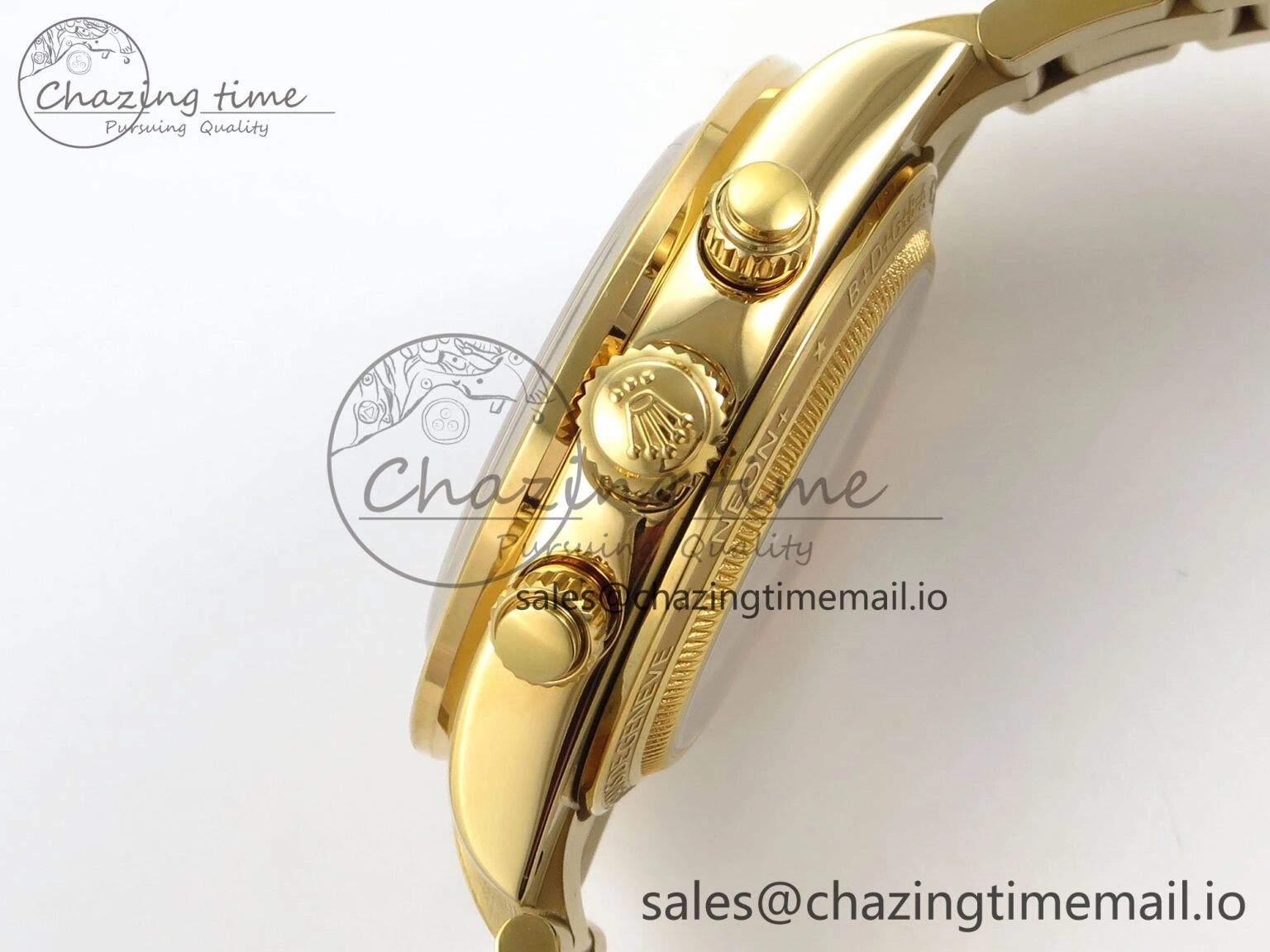 Daytona Artisans Skeleton YG ADGF Best Edition Blue Ceramic Bezel Skeleton Dial on YG Oyster Bracelet SA OnTrend 1174
