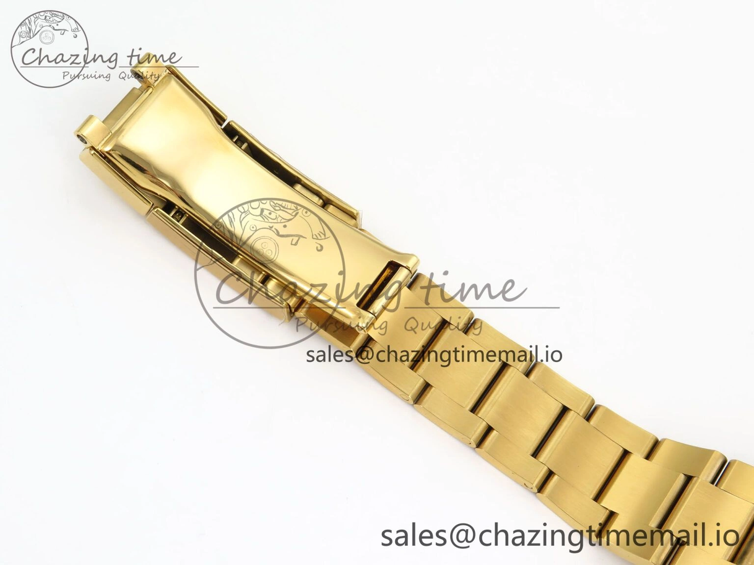 Daytona Artisans Skeleton YG ADGF Best Edition Blue Ceramic Bezel Skeleton Dial on YG Oyster Bracelet SA OnTrend 1174