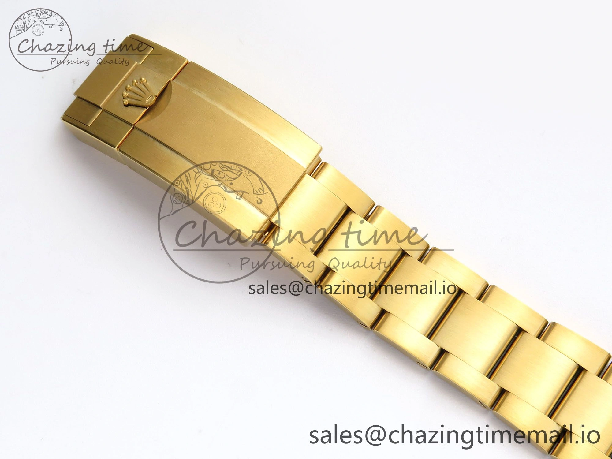 SoftTouch Daytona Artisans Skeleton YG ADGF Best Edition Skeleton Dial on YG Oyster Bracelet SA 754