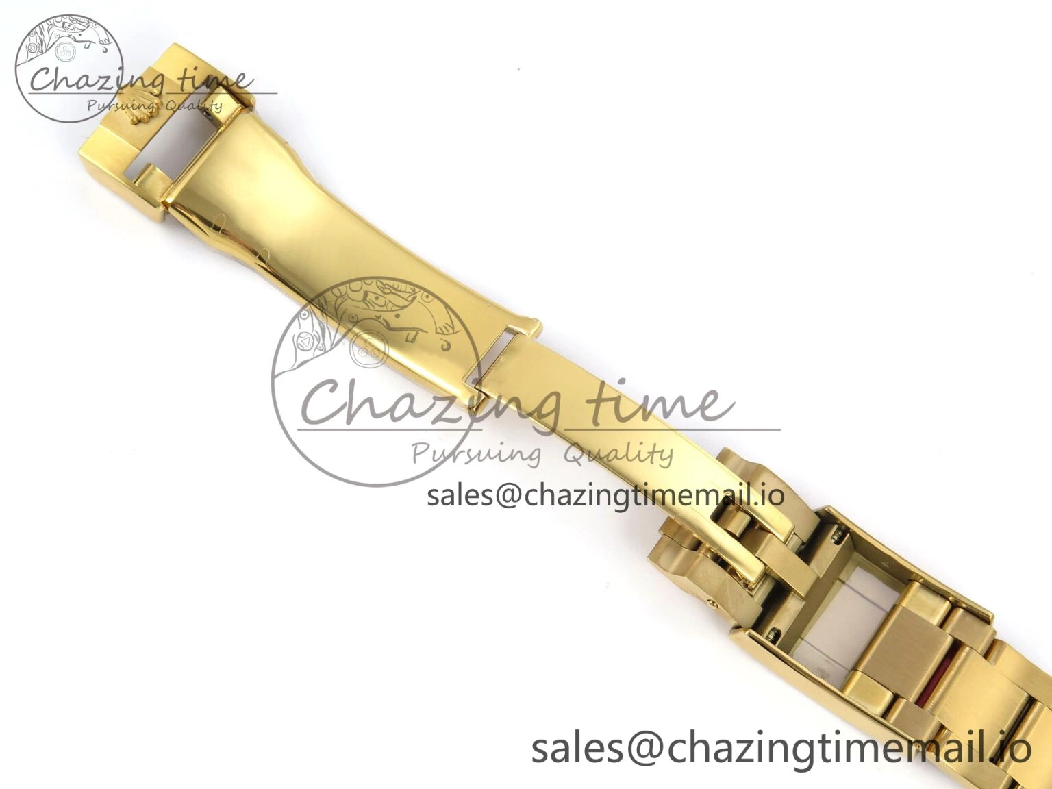 SoftTouch Daytona Artisans Skeleton YG ADGF Best Edition Skeleton Dial on YG Oyster Bracelet SA 754