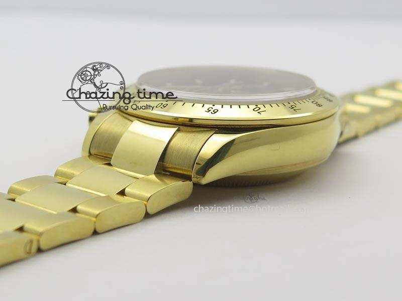 Daytona BP Maker Full YG Wrapped Case Black Dial On Full YG Wrapped Bracelet A Vibrant 3874