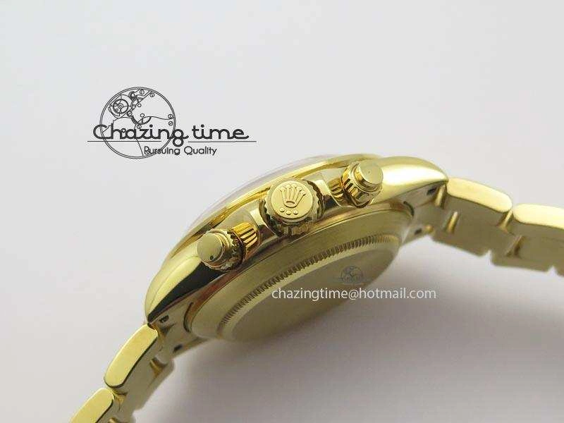 Daytona BP Maker Full YG Wrapped Case Black Dial On Full YG Wrapped Bracelet A Vibrant 3874