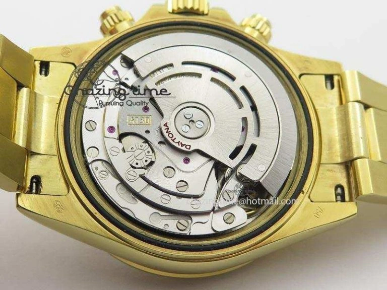 Daytona BP Maker Full YG Wrapped Case Black Dial On Full YG Wrapped Bracelet A Vibrant 3874