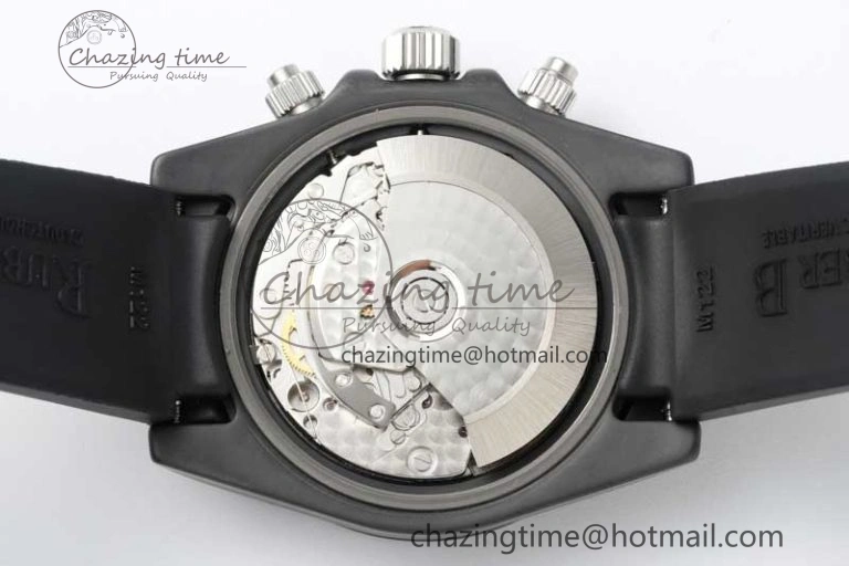 Classic Daytona Black Ceramic 5GF Best Edition Black Dial SS Pusher on Black Rubber Strap A 2331