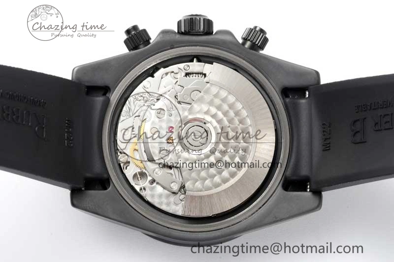 Daytona Black Ceramic 5GF Best Edition Black Diamonds Dial Black Pusher on Black Rubber Strap A Attractive 2333