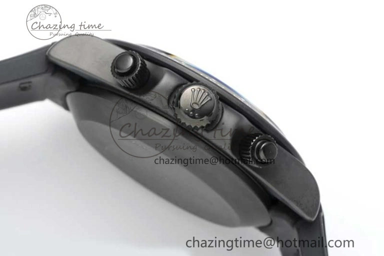 Daytona Black Ceramic 5GF Best Edition Gray Dial Black Pusher on Black Rubber Strap A NewStyle 2328