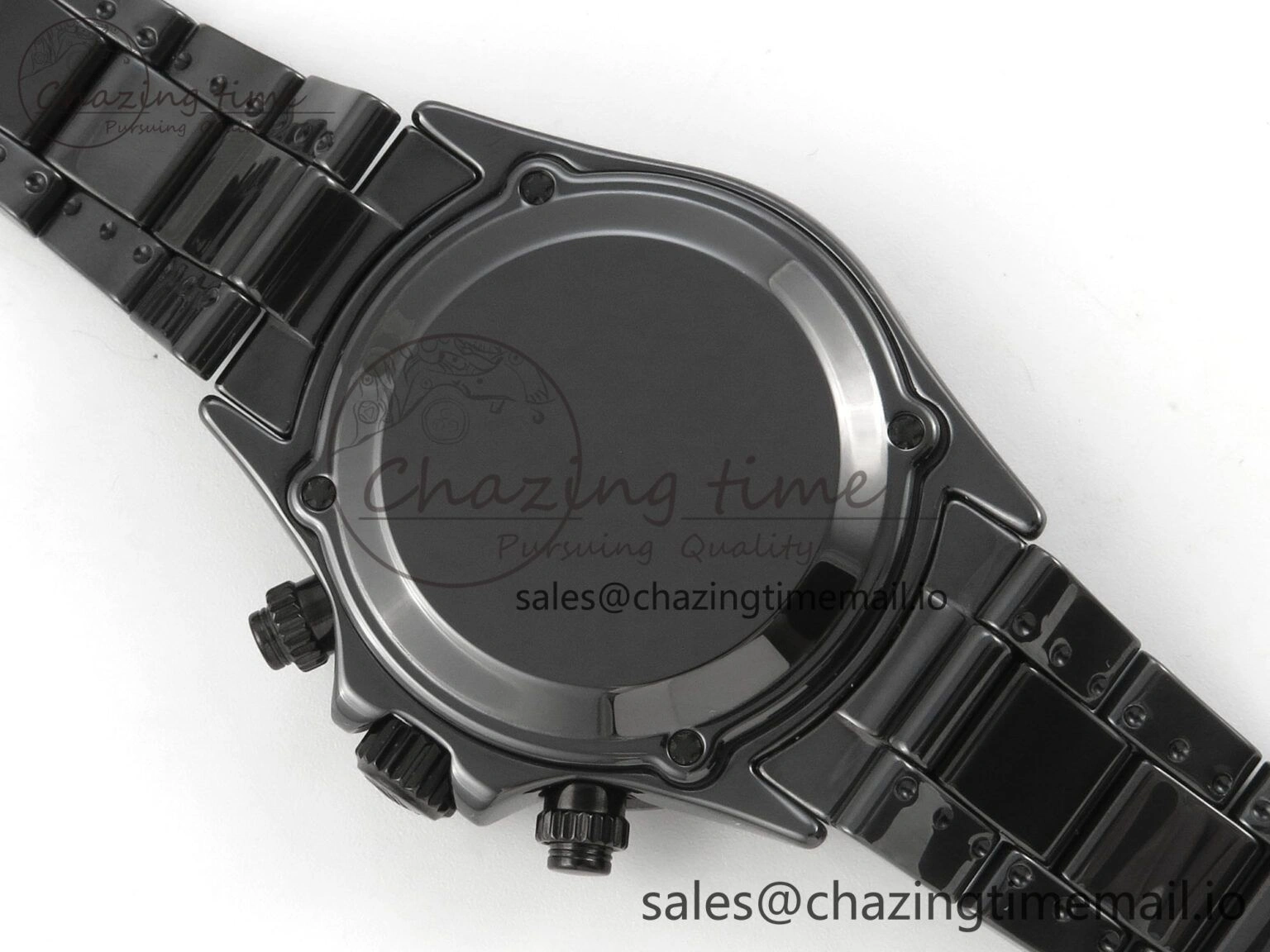 Lightweight Daytona Black Ceramic Case and Bracelet Black Rainbow Dial Rainbow Bezel SONIC Best Edition SA 180