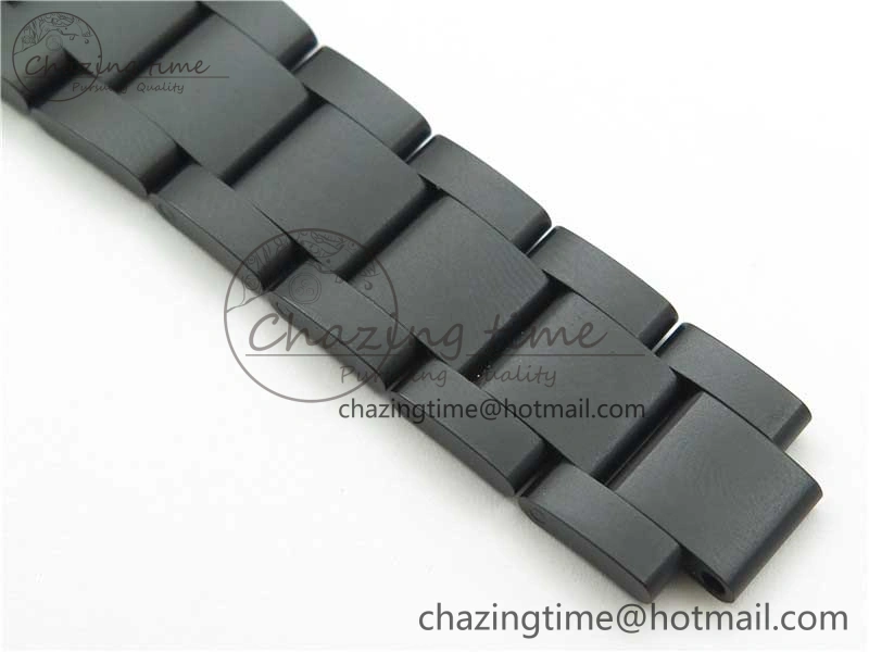 GoAnywhere Daytona Blaken Rainbow Crystal Bezel PVD VR Best Edition Black Dial on PVD Bracelet A7750 V 2759