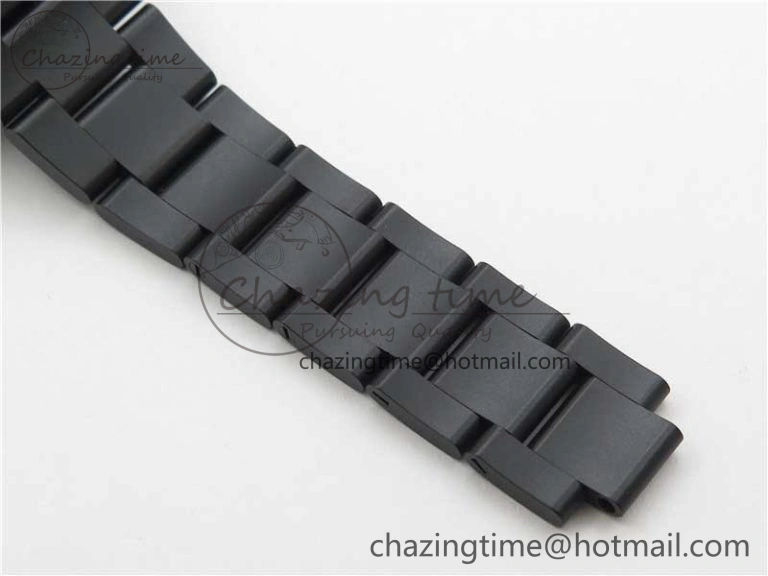 GoAnywhere Daytona Blaken Rainbow Crystal Bezel PVD VR Best Edition Black Dial on PVD Bracelet A7750 V 2759