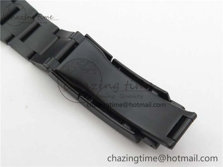 GoAnywhere Daytona Blaken Rainbow Crystal Bezel PVD VR Best Edition Black Dial on PVD Bracelet A7750 V 2759
