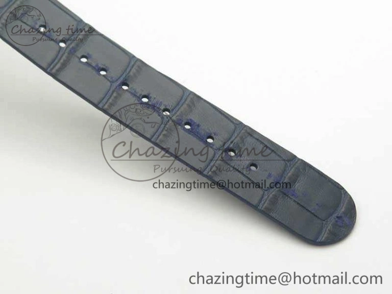 Daytona Blue Red Pushers BP Maker Blue Dial On SS Bracelet A4130 (Free Leather Strap) Vibrant 3446