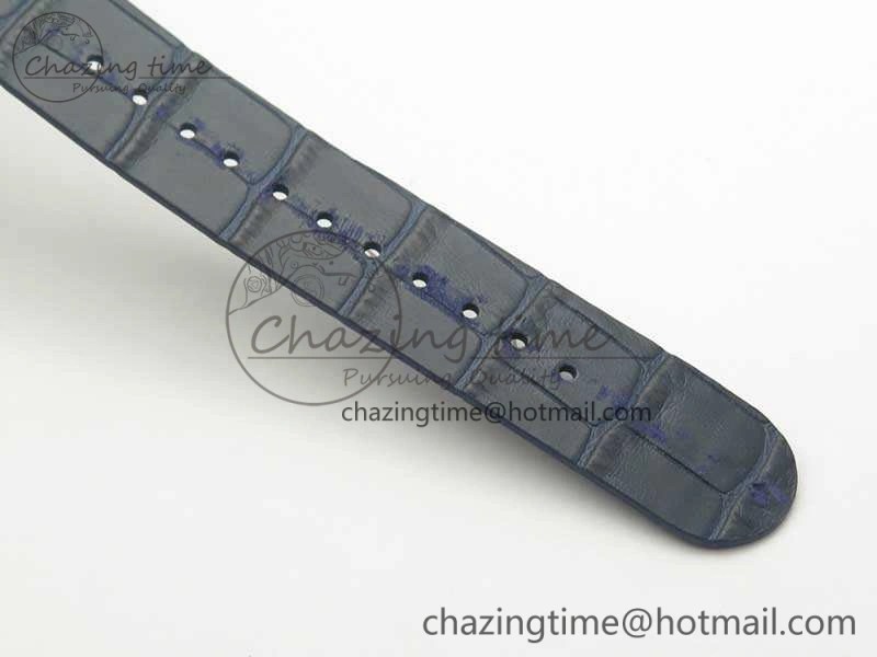 Daytona Blue Red Pushers BP Maker Blue Dial On SS Bracelet A4130 (Free Leather Strap) Vibrant 3446